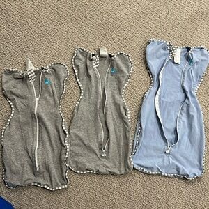 Love to dream swaddle bundle - 2 small, 1 Medium